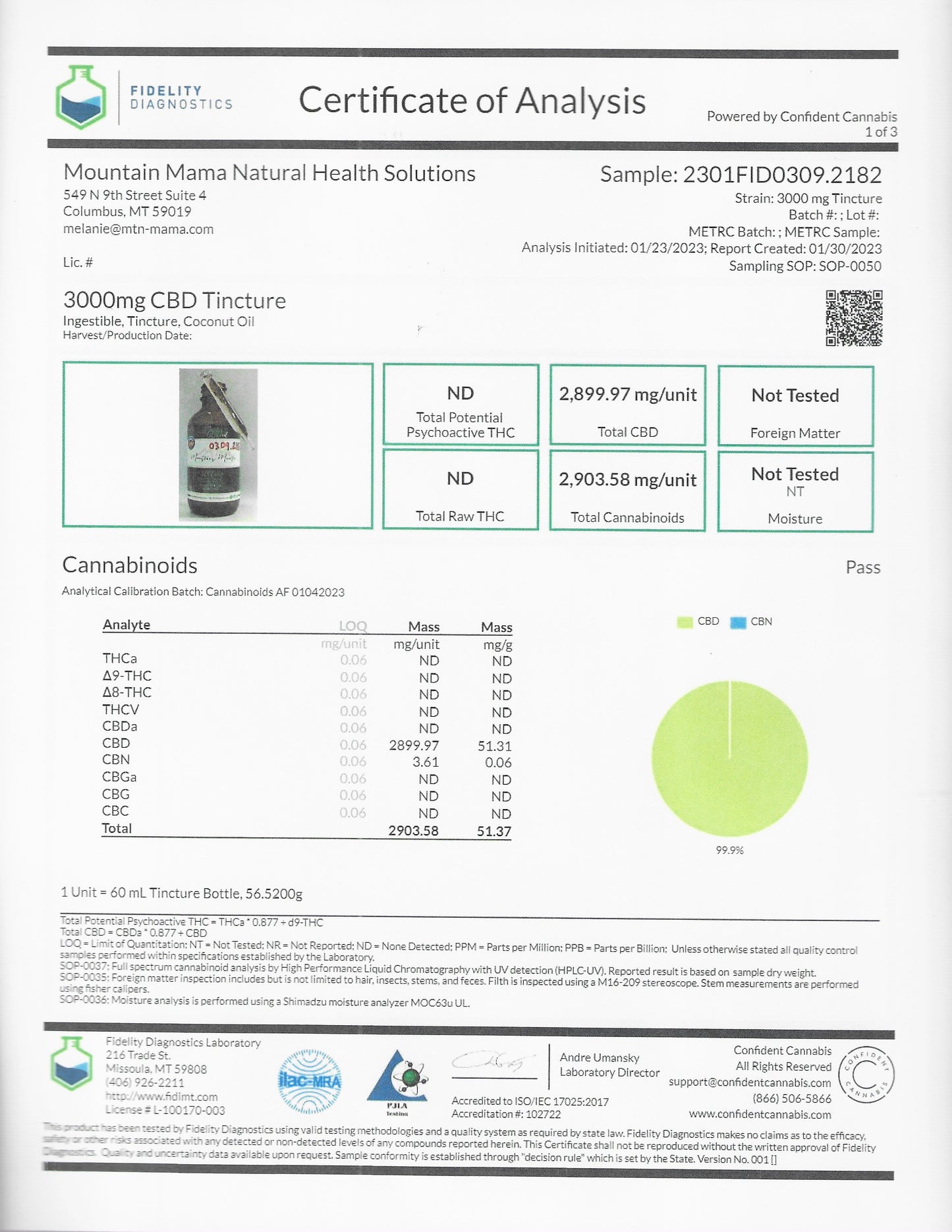 3000mg Discomfort (Formerly "Pain") CBD OIL