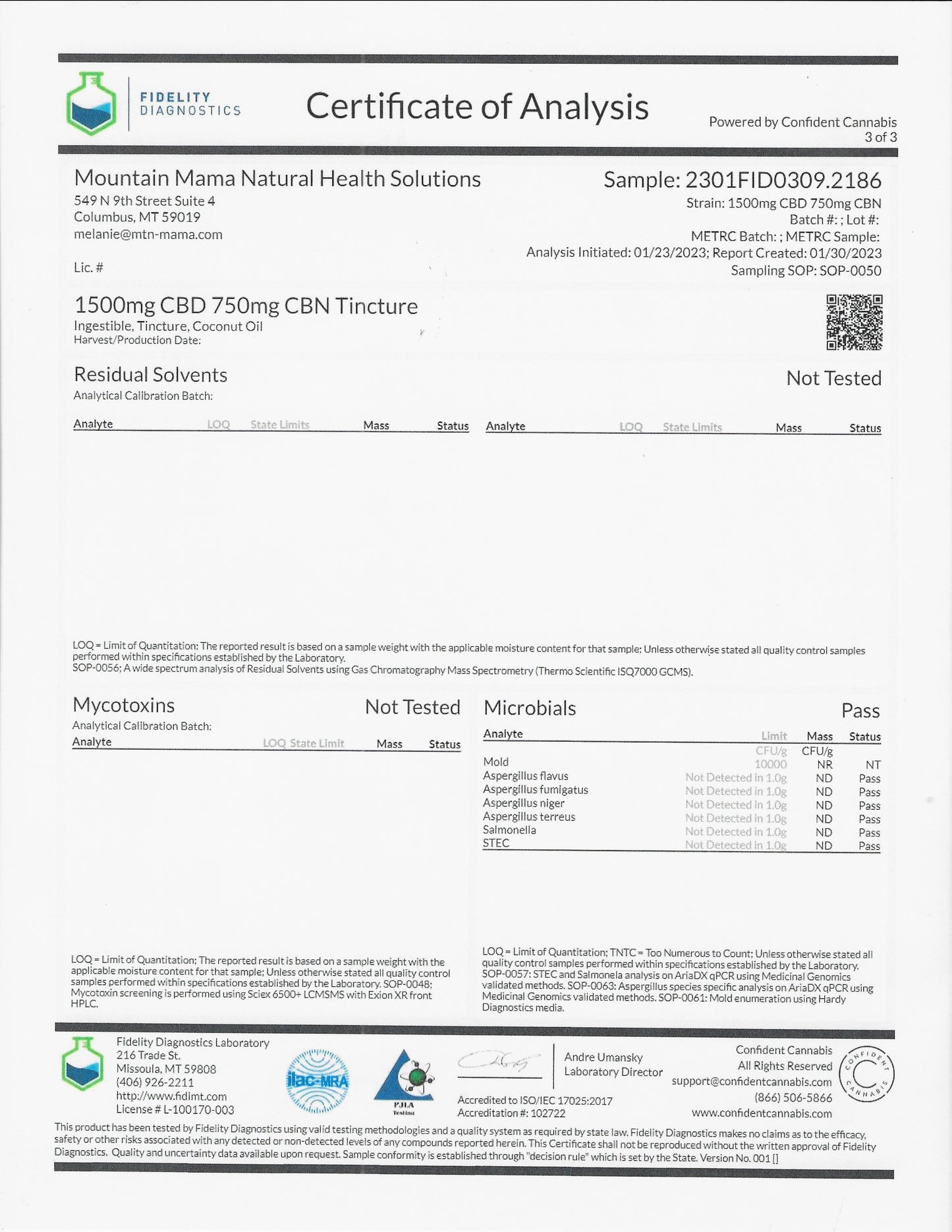 SLEEP CANNABINOIDS 1500 CBD 750 CBN