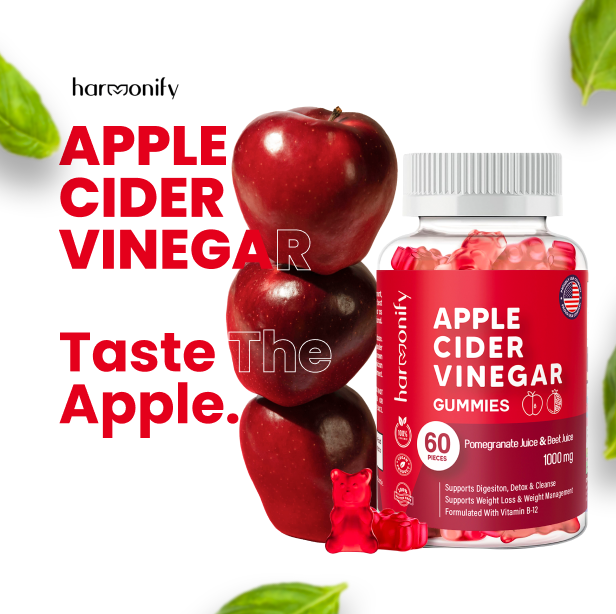 Apple Cider Vinegar Gummies with Pomegranate Beet Juice, For