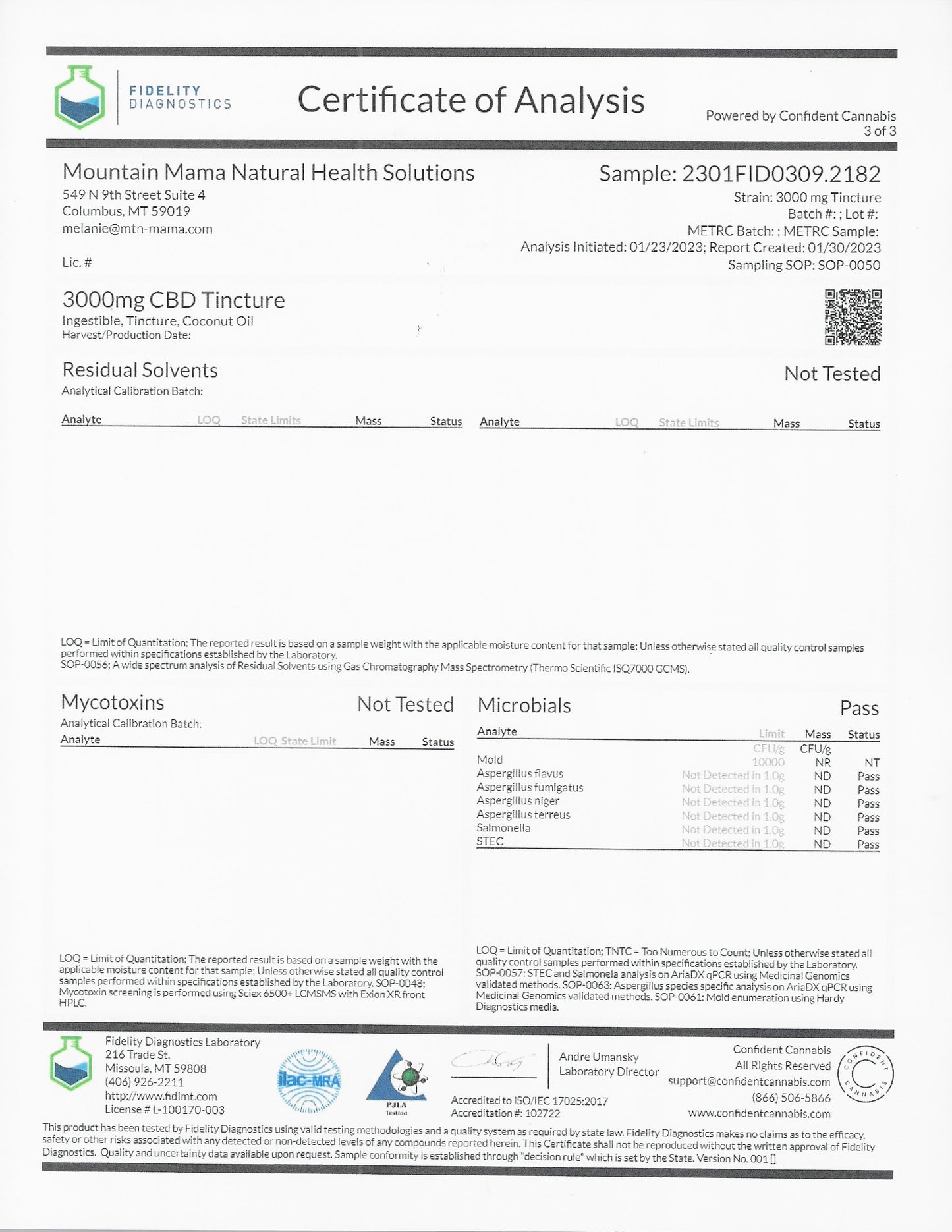 3000mg Discomfort (Formerly "Pain") CBD OIL