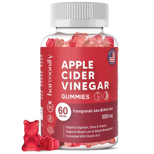 Apple Cider Vinegar Gummies with Pomegranate Beet Juice, For